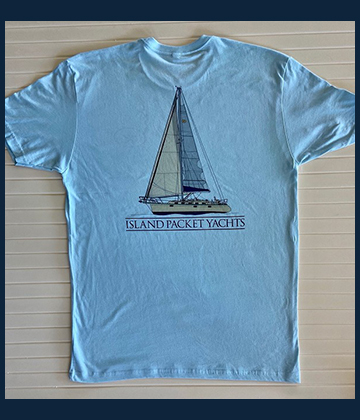 Sailboat T-Shirt: IP 349 Image on Back